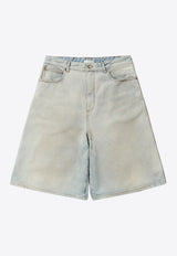 1989 Studio Bermuda Washed Denim Shorts Light Blue S03MCD001DEN001/Q_1989-6100