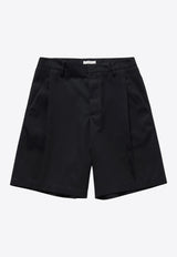 1989 Studio Pleat-Front Shorts Blue S03MDH001FAB001/Q_1989-6200