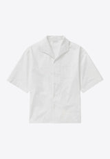 1989 Studio Short-Sleeved Poplin Shirt White S03MFB003FAB001/Q_1989-4000