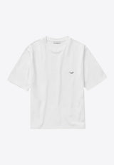 1989 Studio Logo Embroidered Crewneck T-shirt White S03UEB001JER002/Q_1989-4000