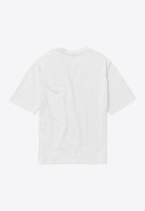 1989 Studio Logo Embroidered T-shirt White S03UEB001UJER002/Q_1989-4000