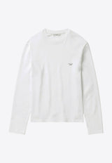 1989 Studio Logo Embroidered Long-Sleeved T-shirt White S03UEC001JER001/Q_1989-4000