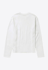 1989 Studio Logo Embroidered Long-Sleeved T-shirt White S03UEC001JER001/Q_1989-4000