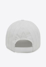 1989 Studio Logo Patch Stripe Baseball Cap White S03UHE004FAB001/Q_1989-4000