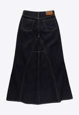 1989 Studio Flared Maxi Denim Skirt Blue S03WCH002DEN001/Q_1989-6200