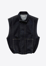 1989 Studio Zip-Up Denim Vest Blue S03WCI001DEN001/Q_1989-6200