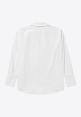 1989 Studio Long-Sleeved Mini Shirt Dress White S03WFC001FAB001/Q_1989-4000