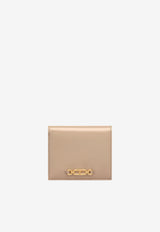 Tom Ford Leather Compact Wallet S0485-LCL056X 1J013 Beige
