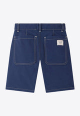 Bonpoint Boys Elzo Loose Shorts Blue S05BBEW00013-BCO/Q_BONPO-015