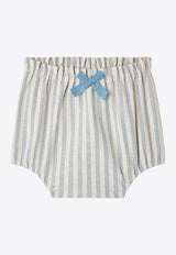 Bonpoint Babies Ena Striped Shorts Light Blue S05XBEW00006-ACO/Q_BONPO-210
