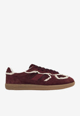 ALOHAS TB.490 Crochet Suede Sneakers Burgundy S100823-03_BURGUNDY