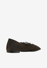 ALOHAS Sway Suede Ballet Flats Brown S100946-01_BROWN