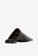 ALOHAS Noe Nappa Leather Flat Mules Dark Brown S101070-01_DARK BROWN