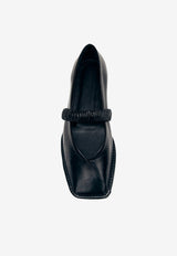 ALOHAS Lautan Square-Toe Ballet Flats Black S101091-01_BLACK