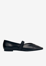 ALOHAS Lautan Square-Toe Ballet Flats Black S101091-01_BLACK