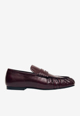 ALOHAS Aven Rift Leather Loafers Burgundy S101230-01_BURGUNDY
