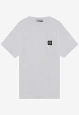 Stone Island Compass Patch T-shirt White S152100027S0013/R_STONE-V0001