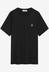 Stone Island Compass Patch T-shirt Black S152100027S0013/R_STONE-V0029