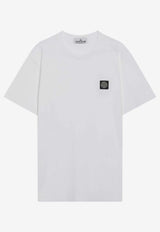 Stone Island Compass Patch T-shirt White S152100027S0013/S_STONE-V0001