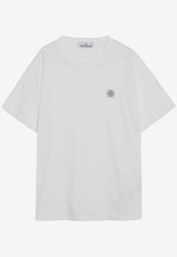 Stone Island Compass Patch T-shirt White S152100029S0057/R_STONE-V0001