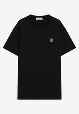 Stone Island Compass Patch Crewneck T-shirt Black S152100029S0057/R_STONE-V0029