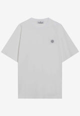 Stone Island Compass Patch T-shirt White S152100030S0115/S_STONE-V0001