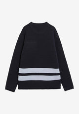 Stone Island Knitted Wool Sweater Blue S155100029S00XD/R_STONE-V002A