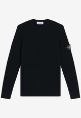 Stone Island Logo Wool Sweater Navy S155100053S00C2/R_STONE-V0020