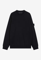 Stone Island Compass Patch Sweater Navy S155100074S00FC/R_STONE-V0020