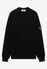 Stone Island Compass Patch Sweatshirt Black S155100154S00D8/S_STONE-V0029