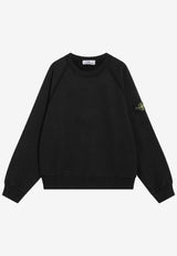 Stone Island Oversized Crewneck Sweatshirt Black S156100022S0A20/R_STONE-V0029