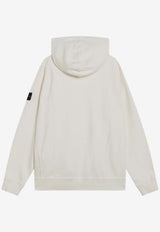 Stone Island Compass Patch Hooded Sweatshirt Ivory S156100029S0A20/R_STONE-V0093