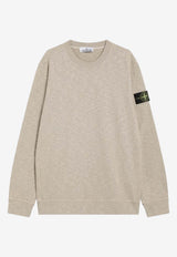 Stone Island Compass Patch Crewneck Sweatshirt Beige S156100053S0238/R_STONE-V009A