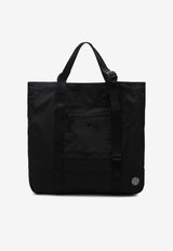 Stone Island Logo Patch Top Handle Bag Black S159200012S0251/S_STONE-V0029