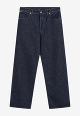 Stone Island Washed Straight-Leg Jeans Blue S15J100006S00J7/R_STONE-VJ201