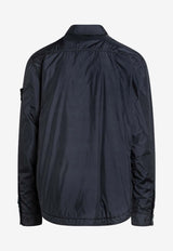 Stone Island Nylon Windbreaker Logo Jacket Navy S15Q100006S0A23/R_STONE-V0020