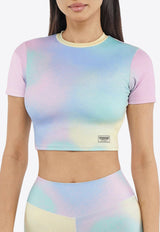 The Giving Movement Candyfloss Cropped Top Multicolor S1736_MULTI COLO