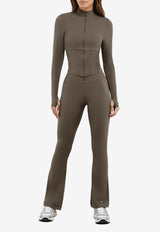 The Giving Movement Zip-Up Track Jacket Taupe S1751_TAUPE