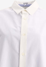Loewe Double-Layer Mini Shirt Dress White S359Y09XD98794_75892