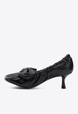 Acne Studios 60 Bow Embellished Leather Pumps Black AD0794900_2744112c-aec5-4ab0-b9a2-d38e3041d33f
