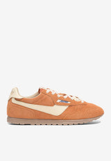 Autry Windspin Leather and Suede Sneakers Orange WSLMUB05_79848