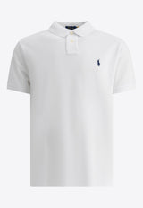 Polo Ralph Lauren Logo Embroidered Polo T-shirt White 710666998002WHITE_77134