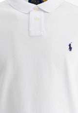 Polo Ralph Lauren Logo Embroidered Polo T-shirt White 710666998002WHITE_77134