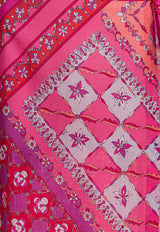 Pucci Festa Print Sarong Skirt Pink 5HRW025H764034_81878
