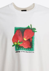 Stüssy Berries Print T-shirt White 19051081201 WHITE_82339