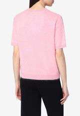 SOFT GOAT Brushed Cashmere Knit Top Pink S25SF24055WS/R_SGC-PI