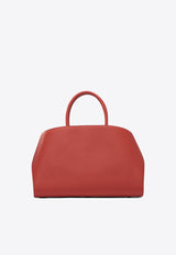 Ferragamo Large Hug Calfskin Top Handle Bag Red 0766592_6d6c5a59-af8d-4f14-a883-35bf175eb4b3