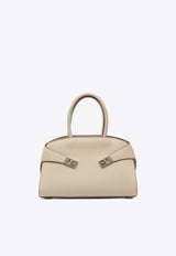 Ferragamo Medium Hug Leather Top Handle Bag Beige 0779053_40471bc0-817e-422a-9958-49fa3e85af94