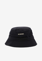 Jacquemus Gadjo Knotted Bucket Hat Black 223AC0015001990_c9c149fe-5b1f-41a4-b0c6-50ce028fd038