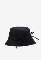 Jacquemus Gadjo Knotted Bucket Hat Black 223AC0015001990_c9c149fe-5b1f-41a4-b0c6-50ce028fd038